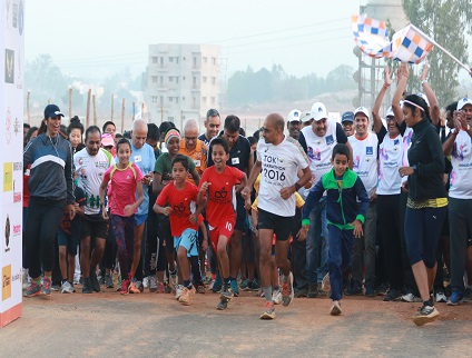 Pride group organised the 5th edition of Bengaluru Runners Unity Run at Pride Vatika.