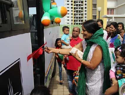 LAUNCH OF SHUTTLE BUS AT PRIDE AASHIYANA