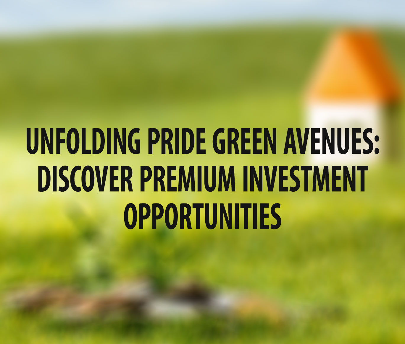 Unfolding Pride Green Avenues: Discover Premium Investment Opportunities