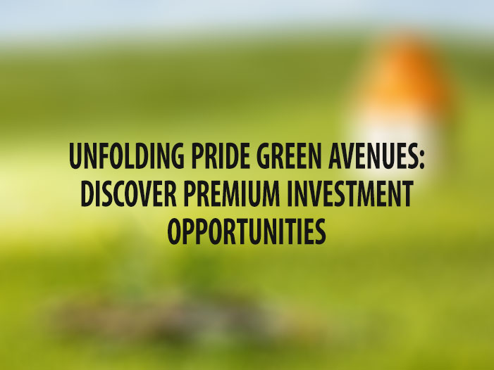 Unfolding Pride Green Avenues: Discover Premium Investment Opportunities