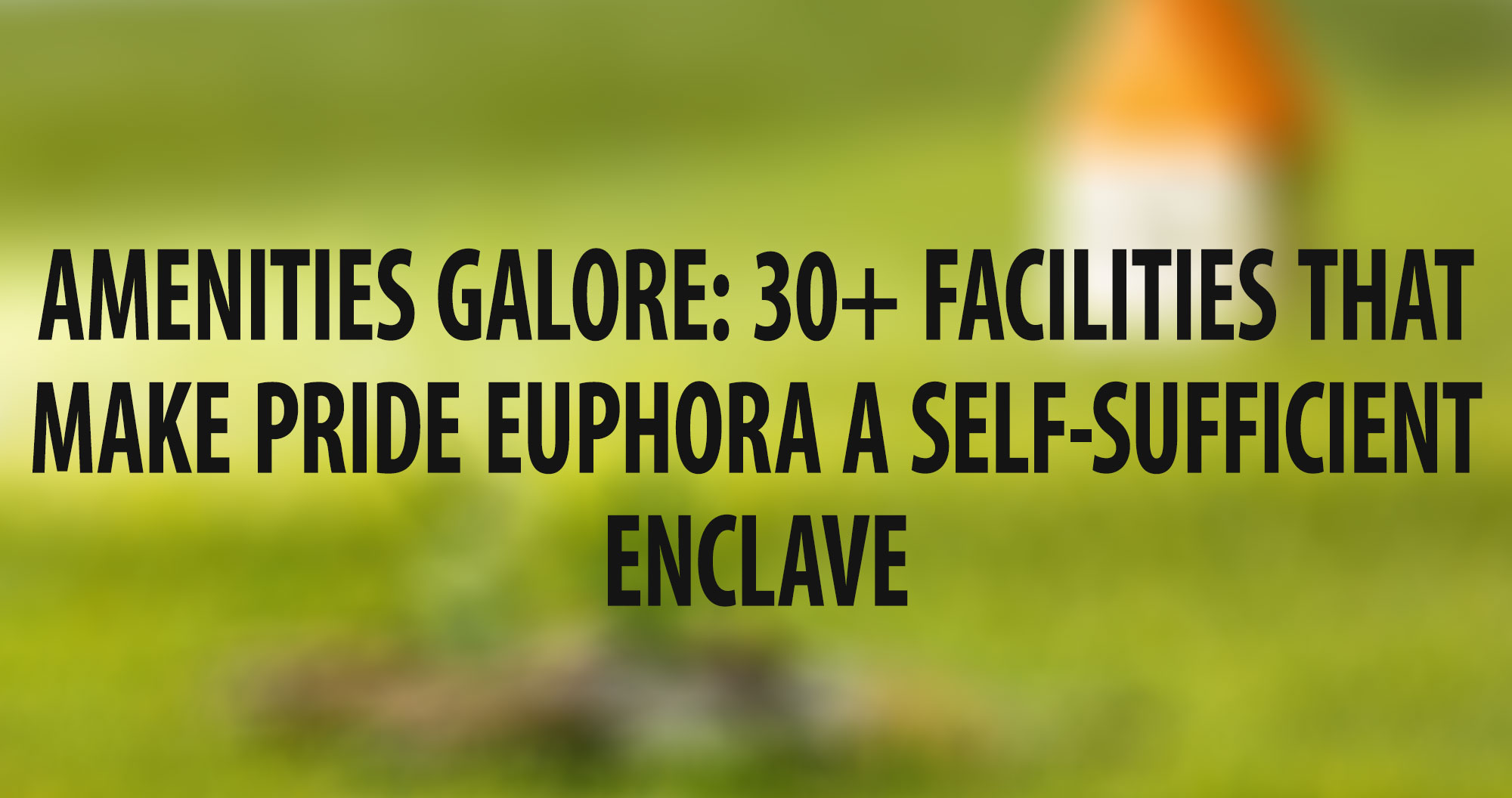Amenities Galore: 30+ Facilities That Make Pride Euphora a Self-Sufficient Enclave