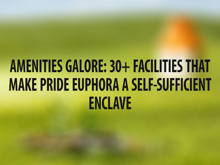 Amenities Galore: 30+ Facilities That Make Pride Euphora a Self-Sufficient Enclave